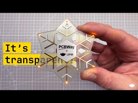 You can have transparent PCBs now???