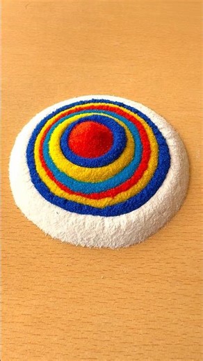 Simple Rangoli | Satisfying Rangoli | Easy Rangoli Tips and Tricks | ASMR #rangoli #satisfying #asmr