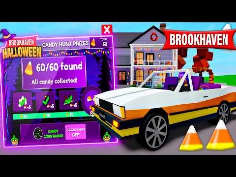 ALL 60 CANDY CORN LOCATIONS 🍬🎃 *FAST & EASY* | HALLOWEEN UPDATE 2026 BROOKHAVEN 🏡RP ROBLOX