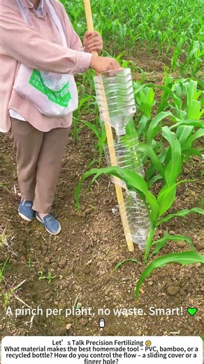 DIY Corn Fertilizer Applicator – Targeted Sides at Each Stalk 🌽🛠️