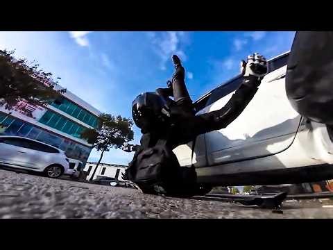 Insane Motorcycle Crashes, Road Rage & Crazy Moments