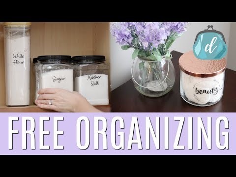 FREE Smudge-Proof Labels + Organizing Containers (awesome hack!)