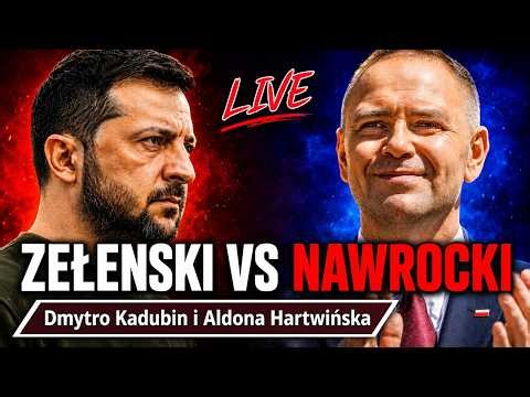 Konflikt Zełenski - Nawrocki oczami Polaków i Ukraińców. Protesty w Kijowie - LIVE