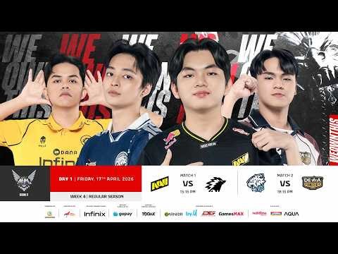 🔴 LIVE | MPL ID S17 | Regular Season Day 1 Week 4 | English