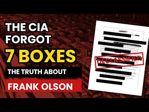 The CIA Forgot to Shred 7 Boxes. Inside Was the Truth About Frank Olson