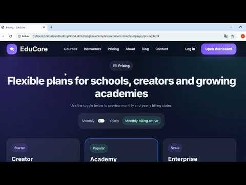 Build an Online Learning Platform Fast (Bootstrap 5 LMS Template Demo)