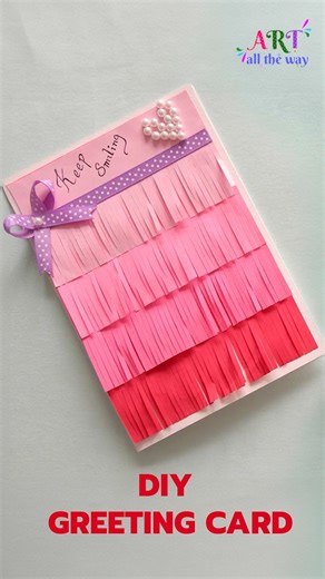 Create your own beautiful handmade greeting card in minutes! Perfect for this New Year or just to surprise someone special. 🖌️🎀 💡 Quick Tips: ✔️ Easy for beginners ✔️ Fun & creative paper crafting ✔️ Personalize with colors and messages 👉 Save this Reel to try later 👉 Follow for more DIY card ideas & crafts | Art All The Way