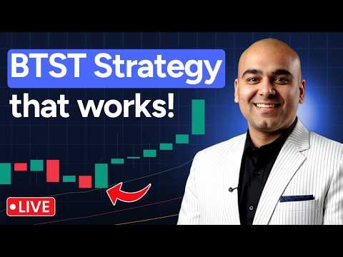 🔴 Live | BTST Master Strategy for Index and Stock Options | Ft. Gokul Chhabra