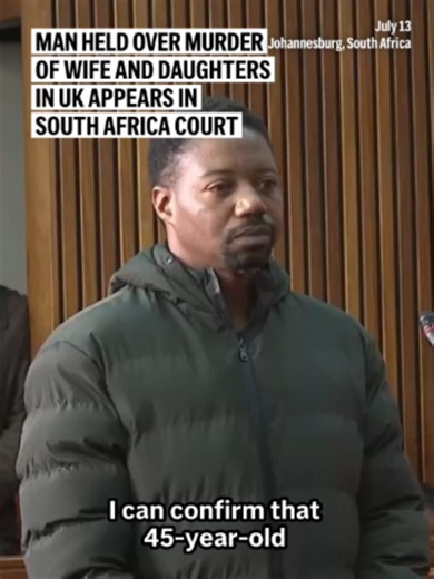 Triple murder suspect Ndodana Mkhanyisi Tshuma, wanted by British authorities on suspicion of killing his wife and two young daughters in England, appeared in a Johannesburg court on Monday. Tshuma, a British citizen of Zimbabwean origin, was arrested in the Johannesburg suburb of Kensington in an intelligence-led operation involving Interpol and South African police agencies. #southafrica #murdertrial #uk #johannesburg