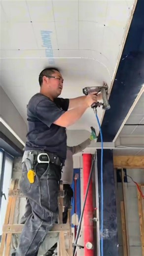 Drywall Ceiling Installation on Site#usashorts #diyhomeimprovement_part1_2 | Woodcraft Solutions