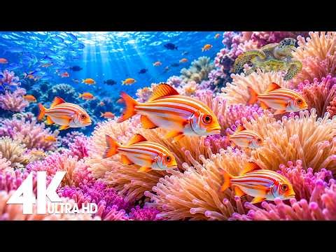 Amazing 4K Ocean Adventure - Dive Deep and Marvel at Sea Animal in The Best 4K ULTRA HD Aquarium