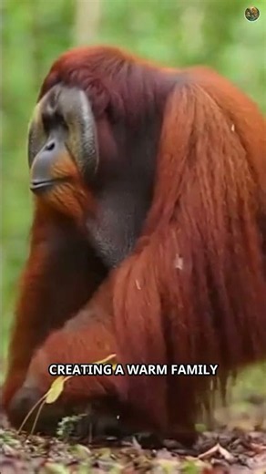 Orangutan Mothers Teach Nest-Building #Shorts