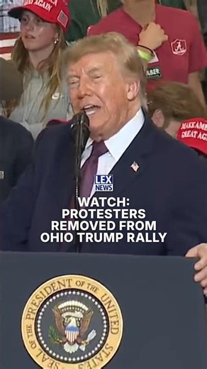 WATCH: Protesters removed from Ohio Trump rally