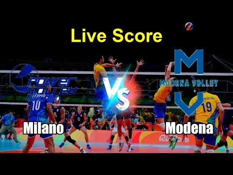 Milano vs Modena Live Score - Italy SuperLega