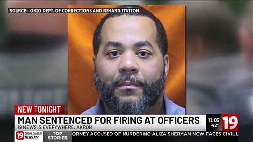 Akron man sentenced to up to 17 years in prison for shooting at officers, civilians