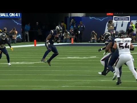 INT! Derwin James snags Stroud's pass for an LA turnover