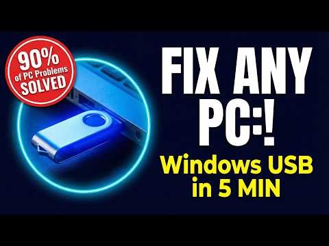 Reinstall Windows - Repair USB: Create a Bootable Windows - IT Tech's Secret Weapon