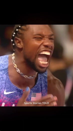 Noah Lyles’ Cinematic Entrance Before Winning the Paris 2024 Olympic 100m Final #noahlyles