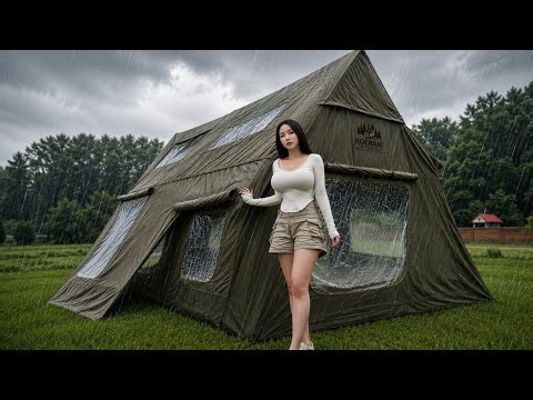 I Camped Alone in a Two-Room Inflatable Tent During a Torrential Rainstorm — Here's What Happened