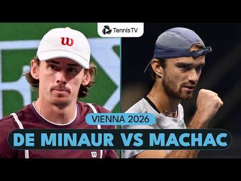 Alex De Minaur vs Tomas Machac Rollercoaster Match 🎢 | Vienna 2026 Highlights