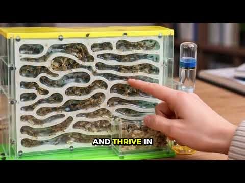 Large Acrylic Ant Farm Habitat – 6 Layer Transparent Ant Nest with Feeding Area, Educational Insect