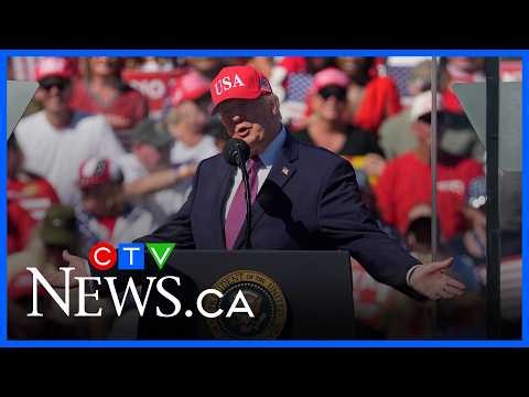 'They'll end up being the 51st state': Trump takes aim at Canada during Arizona rally