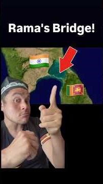 Did you know India was once connected to Sri Lanka?