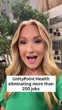 UnityPoint Health announces job eliminations