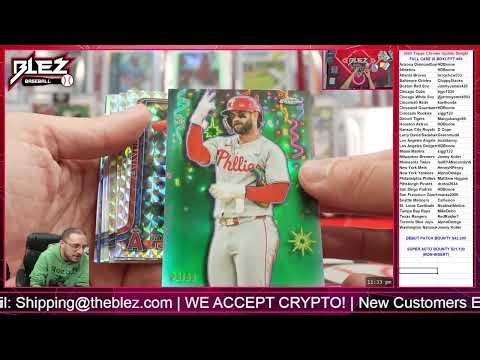 2025 Topps Chrome Update Delight FULL CASE BREAK Pick Your Team #89
