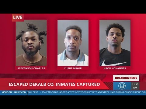 DeKalb officials recap inmate escape, capture and jail security concerns