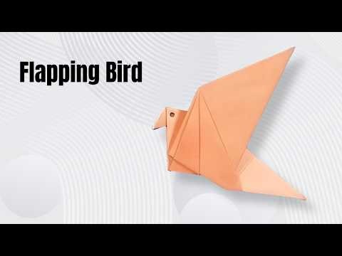 How To Make an Origami Flapping Bird - Easy Origami Instructions