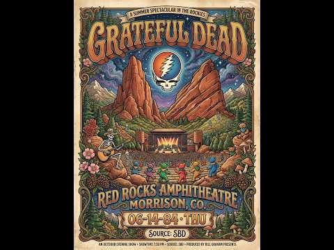 Grateful Dead - 6.14.1984 - Red Rocks Amphitheater - Morrison, CO