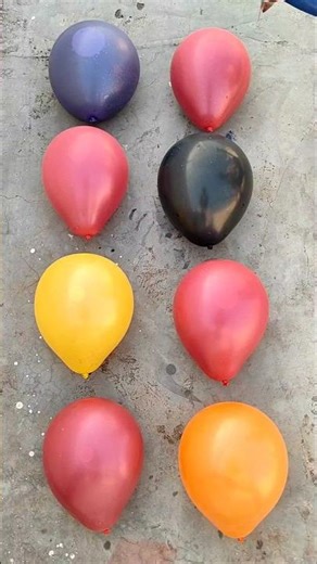 Colourful Balloons Popping Satisfying
