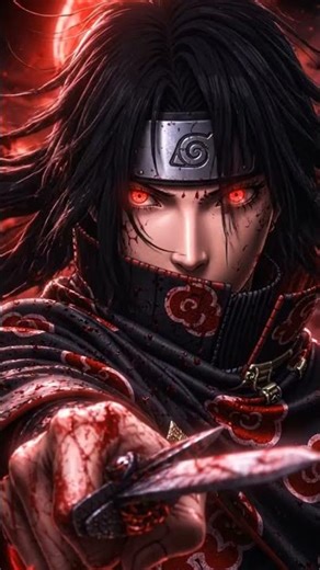 Itachi Uchiha Blood Moon Live Wallpaper 🔥 4K Anime Loop