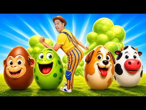 Everybody Farts Funny Eggs 💨 | TigiBoo Kids Songs
