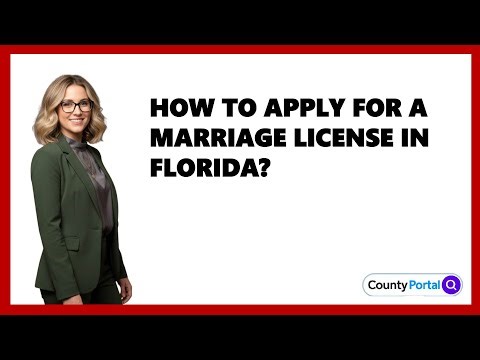 How To Apply For A Marriage License In Florida?