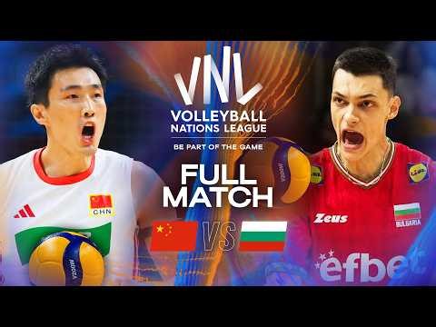 China 🇨🇳 vs. Bulgaria 🇧🇬 | VNL 2025 - Full Match | Week 3