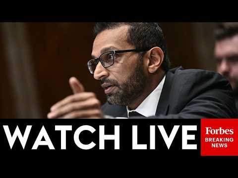 WATCH LIVE: FBI Director Kash Patel Testifies Before Senate Committee