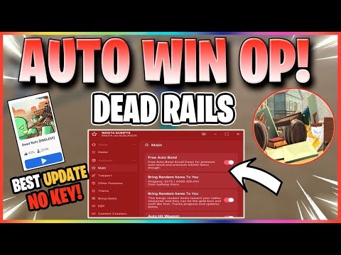 DEAD RAILS SCRIPT 2026 *NO KEY* INFINITE BONDS, AUTO FARM, ESP, AUTO WIN & MORE! ✅(Best Script)