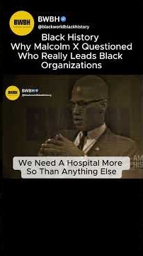 Black History : Malcolm X Explains Why Leadership Matters'' #blackhistory #america #shorts
