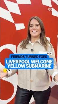 Yellow Submarine comes to LIVERPOOL 🟡🎶📍 #Liverpool #LFC #Villarreal #UCL #ChampionsLeague
