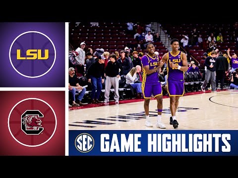 LSU Tigers at South Carolina Gamecocks | Game Highlights | 2026 SEC Men's Basketball