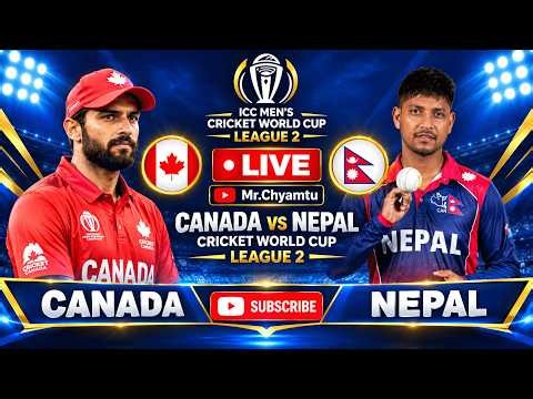 NEPAL VS Canada LIVE SCORE | ICC CWC LEAGUE 2 | NEPAL VS CANADA | MATCH 138 | Mr.Chyamtu