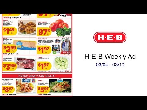 H-E-B Weekly Ad 03/04 - 03/10