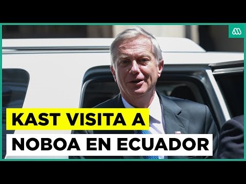 José Antonio Kast se reúne con el presidente de Ecuador
