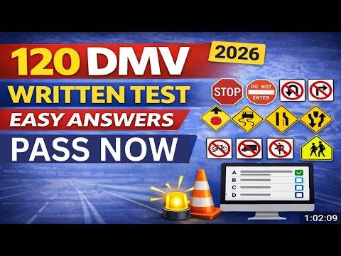DMV Written Test 2026 — The Questions Everyone Gets on the Exam