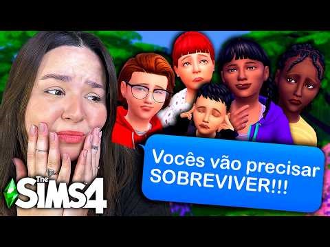 O que acontece se OITO CRIANÇAS vivem COMPLETAMENTE SOZINHAS no THE SIMS 4?