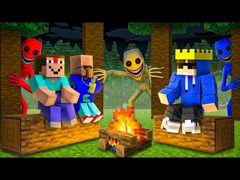 Camping 24 Hours at Minecraft Most Haunted Jungle...