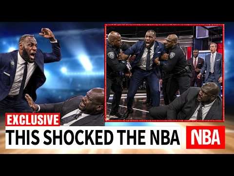 LeBron James SNAPS On Shaq Live On ESPN (Security Steps In)