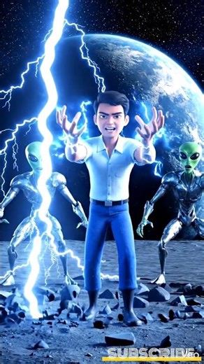Alien vs Chintu 🔥 | Moon Adventure Story